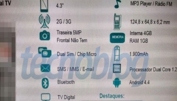 Leaked Specifications of Motorola's Moto E