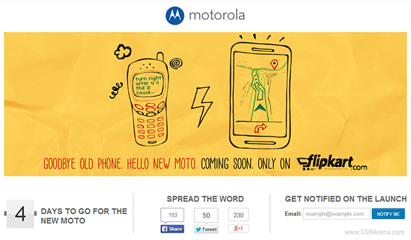Its official! Flipkart will sell Moto E in India